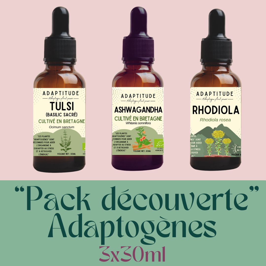 Pack découverte Adaptogènes